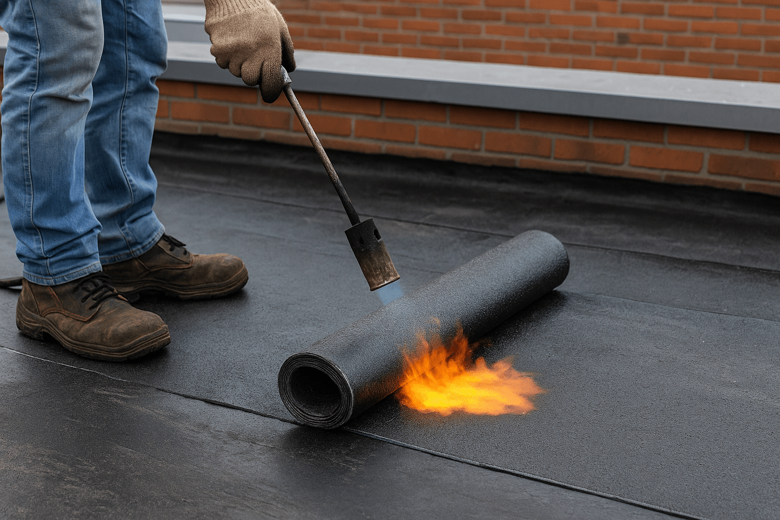 Traditional Torch On Felt Roofing